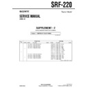 Sony SRF-220 (serv.man3) Service Manual