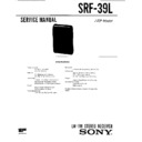 Sony SRF-39L Service Manual