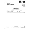 Sony SRF-85 (serv.man5) Service Manual