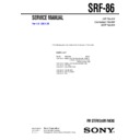 srf-86 service manual