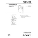 srf-fq9 service manual
