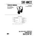 Sony SRF-HM22 (serv.man2) Service Manual