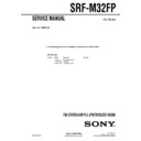 srf-m32fp service manual