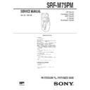 srf-m75pm service manual