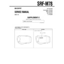 Sony SRF-M78 (serv.man3) Service Manual