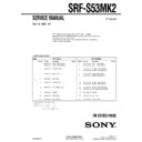 Sony SRF-S53MK2 Service Manual