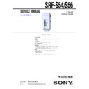 Sony SRF-S54, SRF-S56 Service Manual