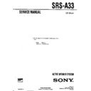 srs-a33 service manual