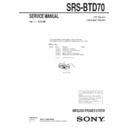 srs-btd70 service manual