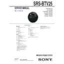 srs-btv25 service manual