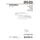 srs-d25 service manual
