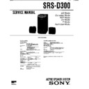 Sony SRS-D300 (serv.man2) Service Manual