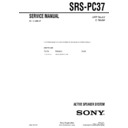 srs-pc37 service manual