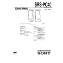 Sony SRS-PC40 Service Manual