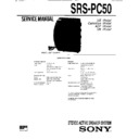 Sony SRS-PC50 (serv.man2) Service Manual