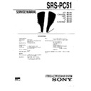 Sony SRS-PC51 (serv.man2) Service Manual