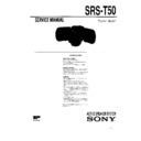 Sony SRS-T50 (serv.man2) Service Manual
