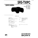 Sony SRS-T50PC (serv.man2) Service Manual