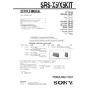 srs-x5 service manual