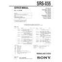srs-x55 service manual