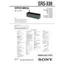 srs-x88 service manual