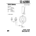 ss-a20dx service manual