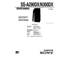 Sony SS-A290DX, SS-N300DX Service Manual