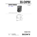 ss-chp8v service manual