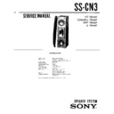 ss-cn3 service manual