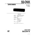 Sony SS-CN35 Service Manual