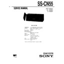 Sony SS-CN55 Service Manual