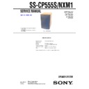 ss-cp555s, ss-nxm1 service manual