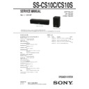 ss-cs10c, ss-cs10s service manual