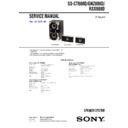 Sony SS-CT888D, SS-GNZ888D, SS-RSX888D Service Manual