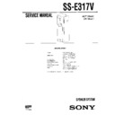 ss-e317v service manual