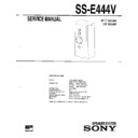ss-e444v service manual