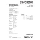 ss-fcr3000 service manual