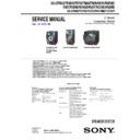 Sony SS-GTR6, SS-GTR6B, SS-GTR7, SS-GTR8, SS-GTR8B, SS-RSR6, SS-RSR6B, SS-RSR7, SS-RSR8, SS-RSR8B, SS-WGR7, SS-WGR8B Service Manual