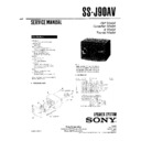 Sony SS-J90AV (serv.man3) Service Manual