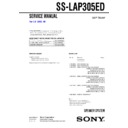 Sony SS-LAP305ED Service Manual