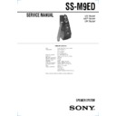 Sony SS-M9ED Service Manual