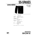 Sony SS-SR65ES Service Manual