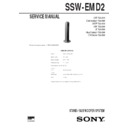 Sony SSW-EMD2 Service Manual