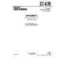 st-a70 service manual
