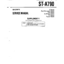 st-a790 service manual