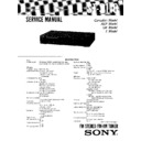 Sony ST-S110 Service Manual