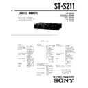 Sony ST-S211 (serv.man2) Service Manual