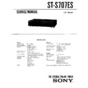 Sony ST-S707ES (serv.man2) Service Manual