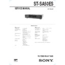 st-sa50es service manual