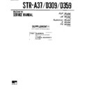 str-a37, str-d309, str-d359 service manual
